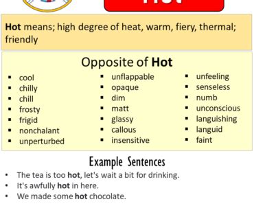 hotspot antonyms|Hot Spot antonyms .